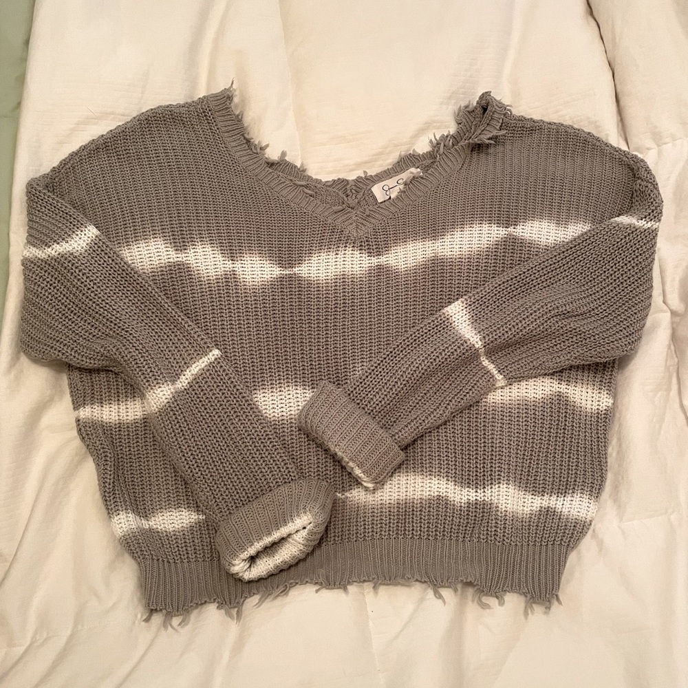 Fun sweater with fringe!